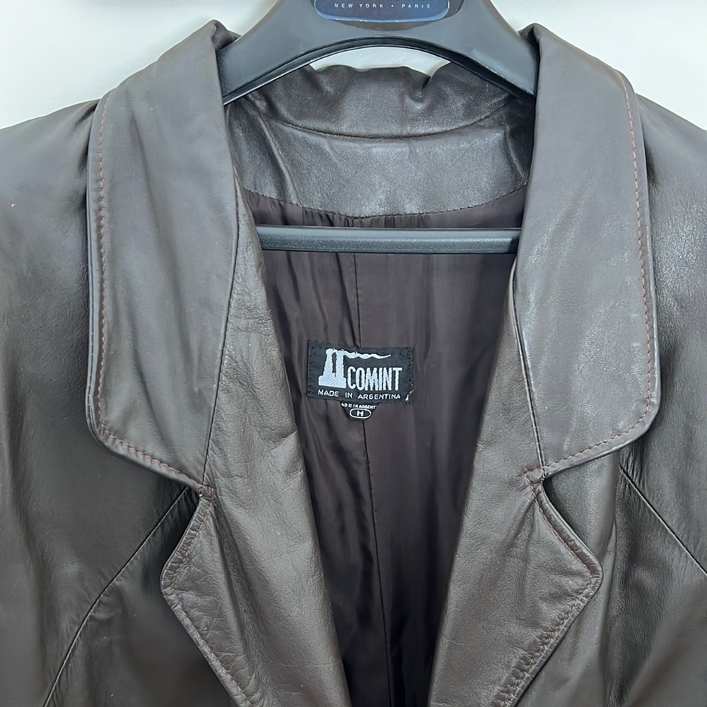 COMINT Mens Genuine leather jacket, size M